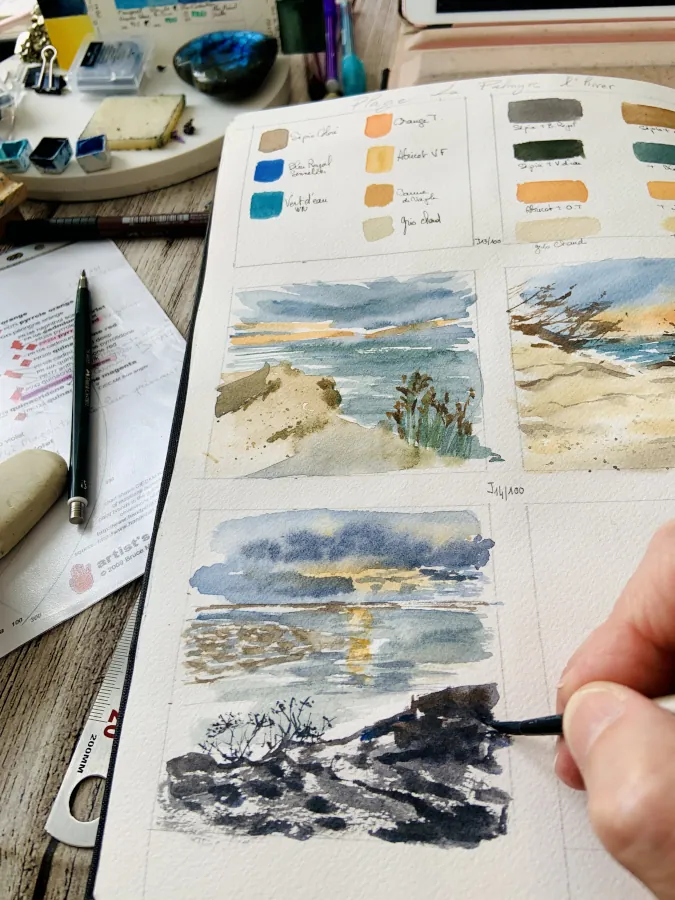 Aquarelliste Charente-Maritime