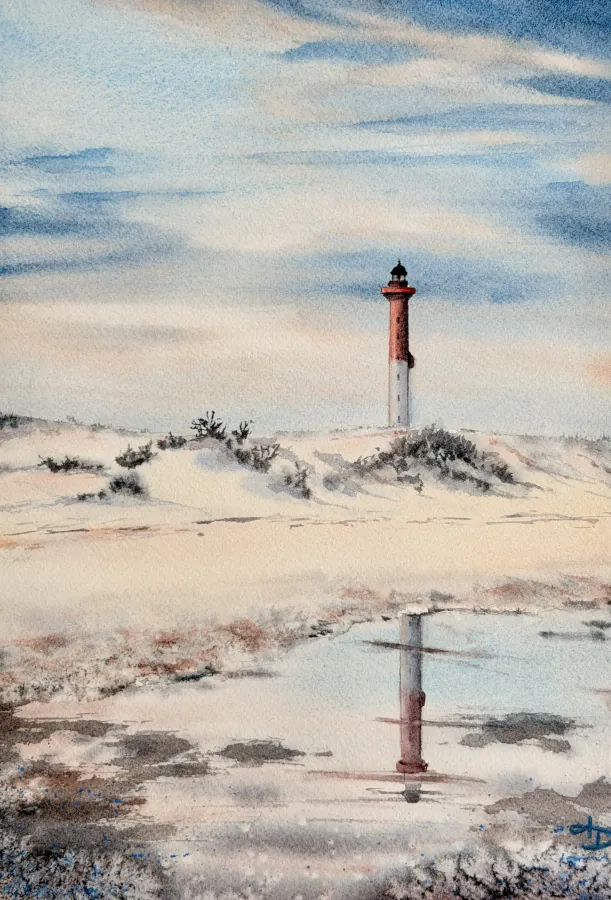 Aquarelle marine Delphine Adam