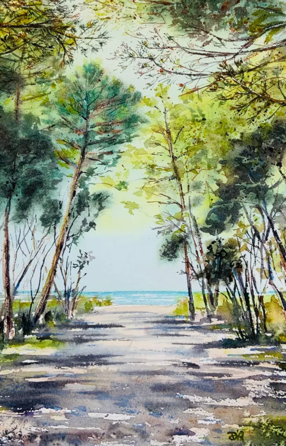 Aquarelle personnalisée